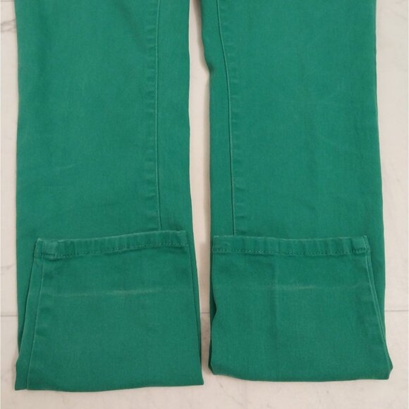 Crown & Ivy Christmas Green Skinny Mid Rise Jeans Sz 2 - Picture 7 of 11